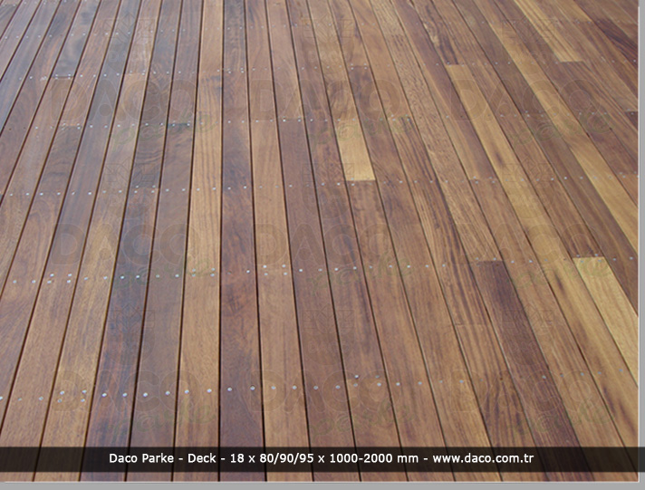 Iroko Decking - Vidalı