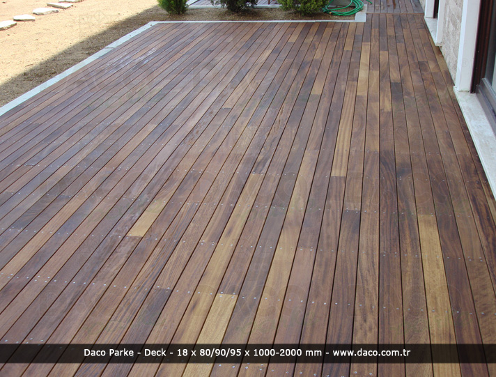 Afrika Teak Iroko Decking Vidali Screw Installation